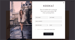 Desktop Screenshot of kookai.co.nz