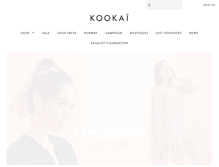 Tablet Screenshot of kookai.co.nz